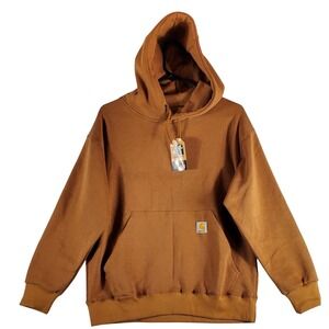 Carhartt Men's Original Fit Midweight Hooded Sweatshirt Orange XS NWT